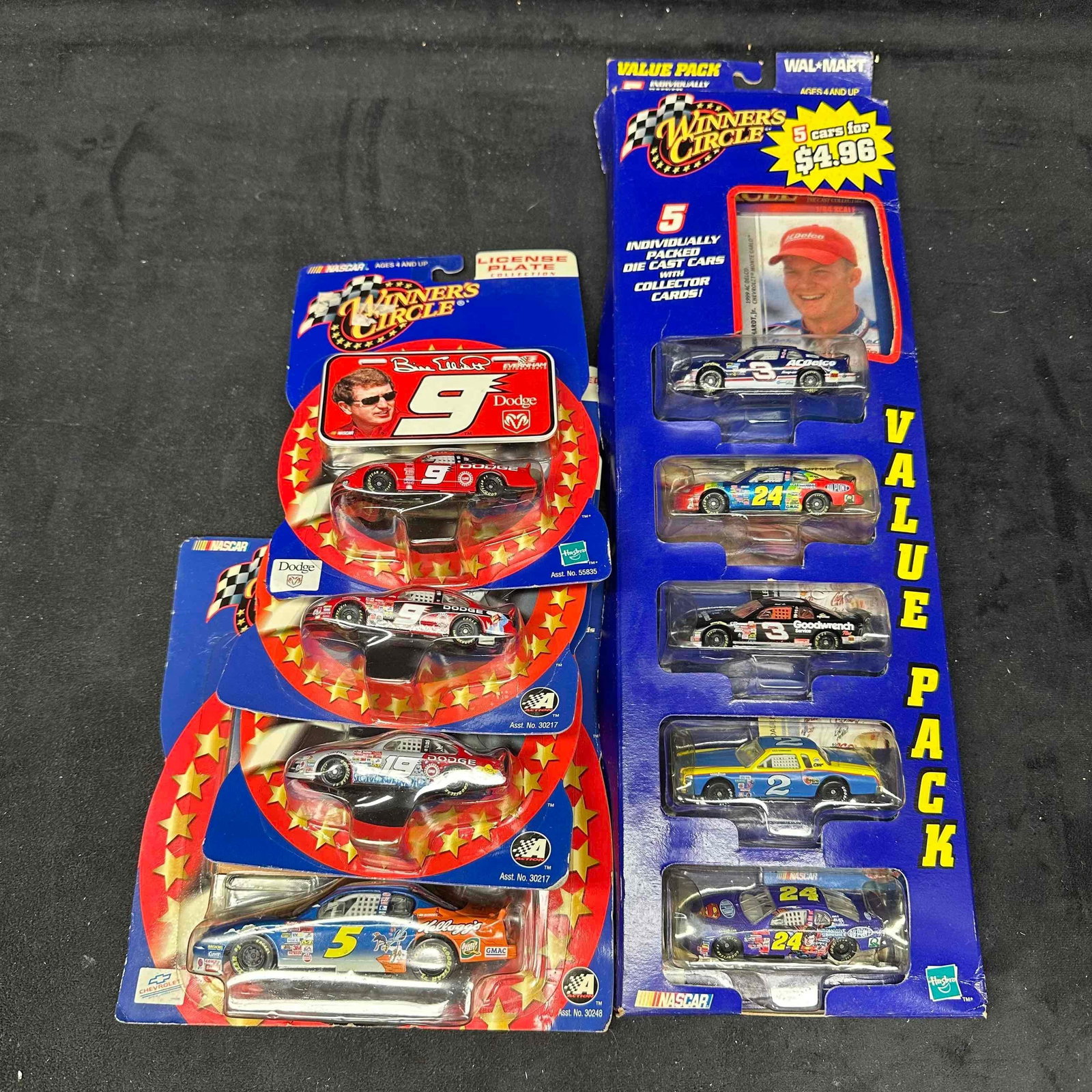Winners Circle Die Cast Metal Collectors NASCAR Stock Car Replica Set Nine (1 of 8)