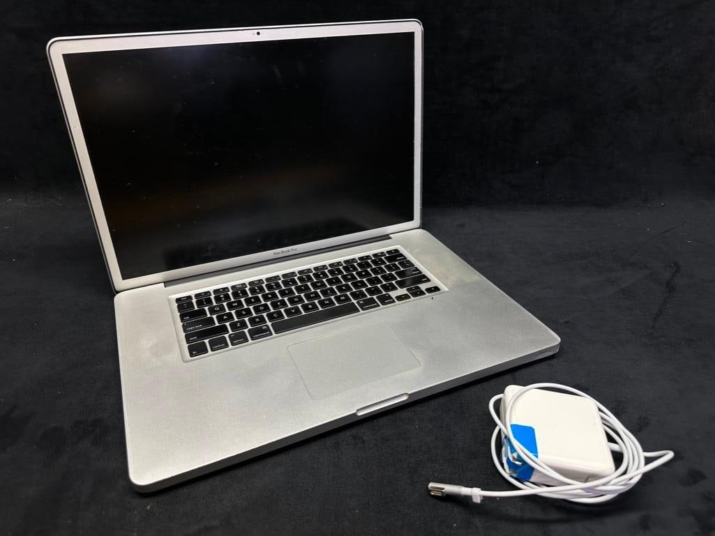 2010 MacBook Pro Model A1297: 2010 MacBook Pro Model A1297 MacBook Pro Model A 1297 made in 2010, for part or repair. The device appears to charge and the fans power on, but there is no hard drive in the device. When plugged in an