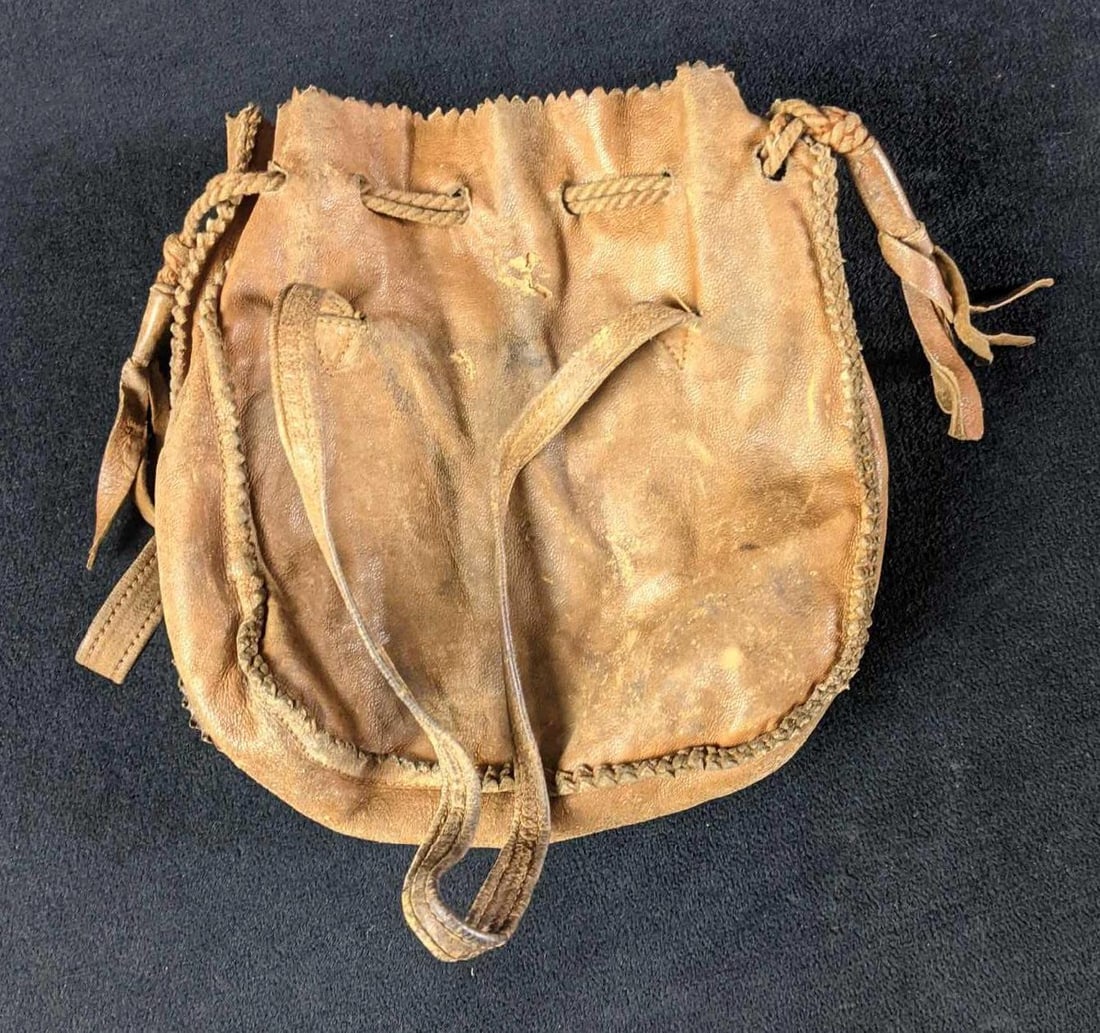 Vintage Leather Pouch Genuine Leather - 2