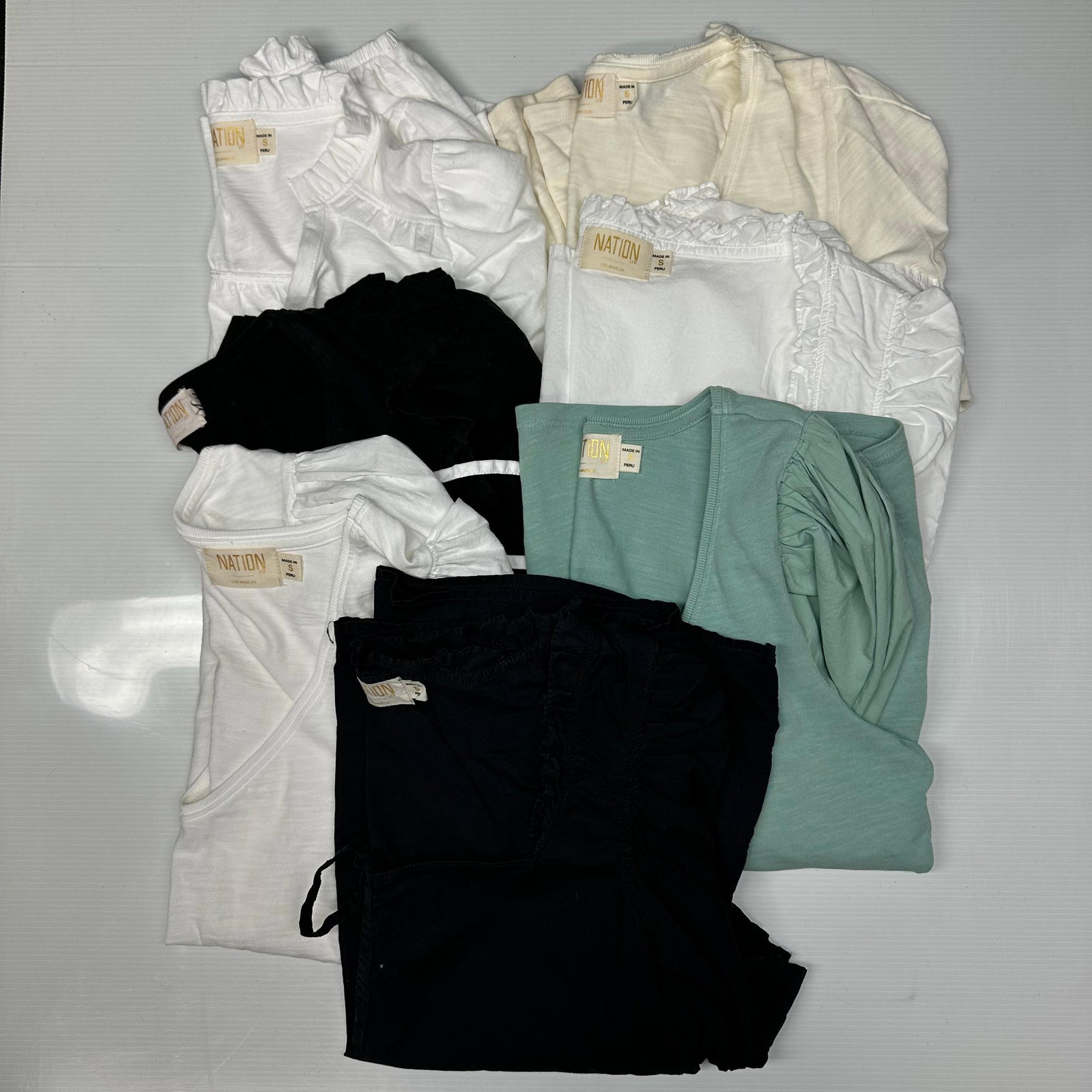 Lot of 8 Nation Ltd Tops and Blouses Size Small Womens Mixed Styles (1 of 10)