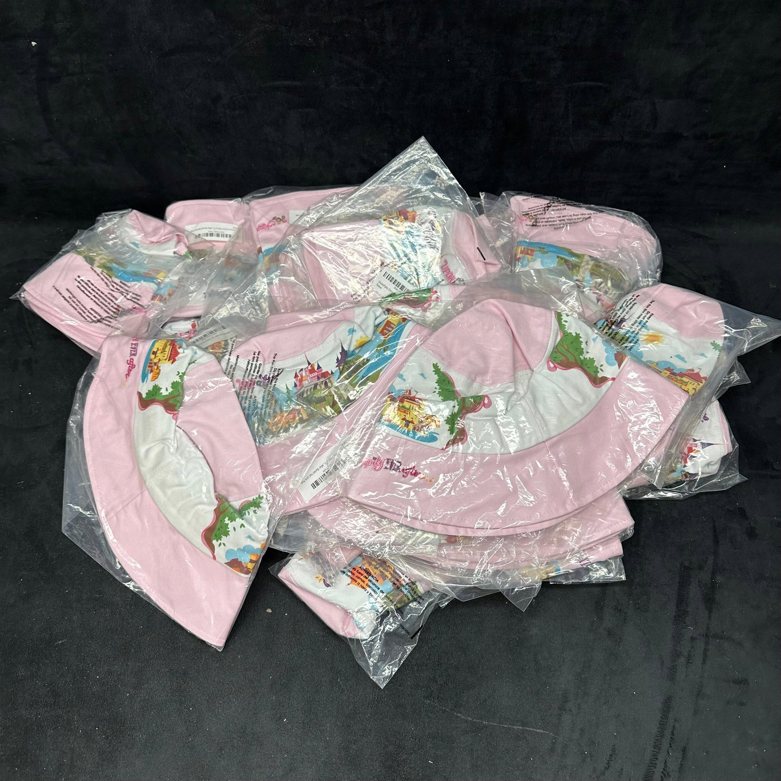 Disney Parks Once Upon A Time Happily Ever After Pink Bucket Youth Hat 29 Set (1 of 9)