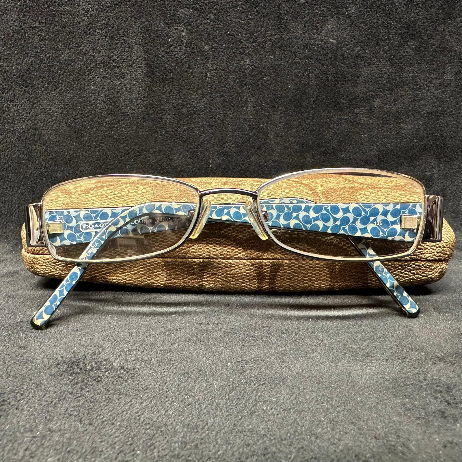 Coach Teodora 240 Slate Eyeglasses with Case (1 of 7)