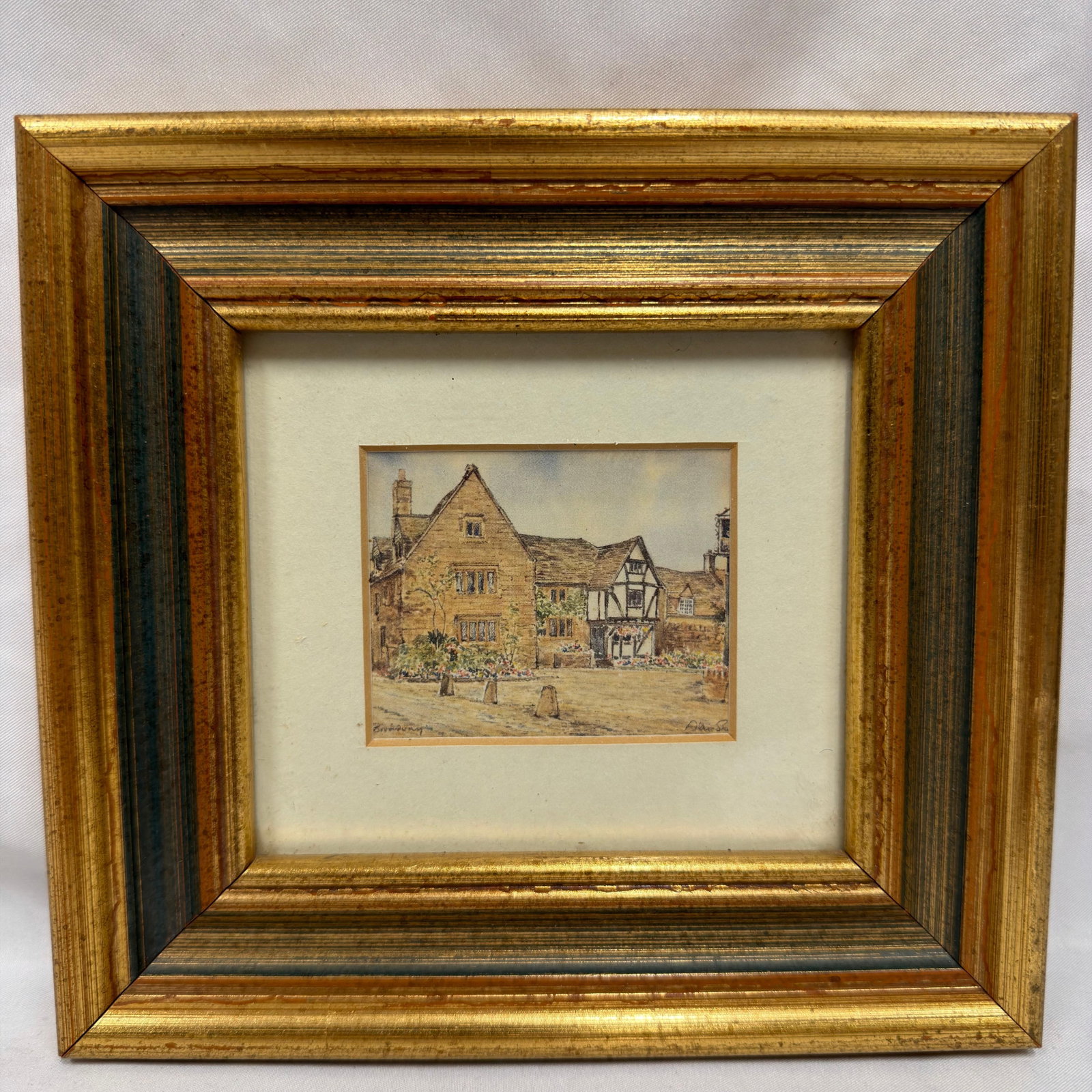 Miniature Broadway Hotel Art Print Framed (1 of 5)