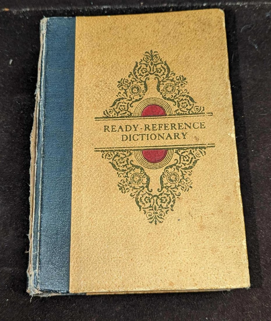 80th Edition Ready Reference Dictionary Hardcover: 80th Edition Ready Reference Dictionary Hardcover. This was published by Walter J. Black, Inc. (New York) in 1937. This hardcover is approx 5 1/2" x 2 1/4" x 7 5/8" and it weighs 2lbs. There is some o