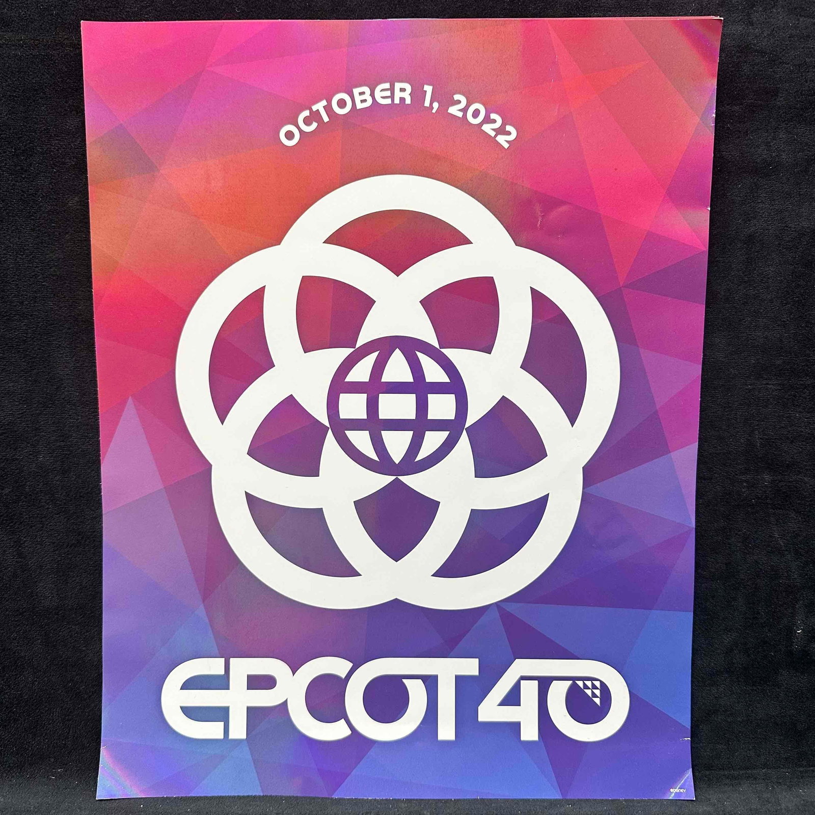 Disney Epcot 40th Anniversary Poster Print Walt Disney World Set of Five (1 of 11)