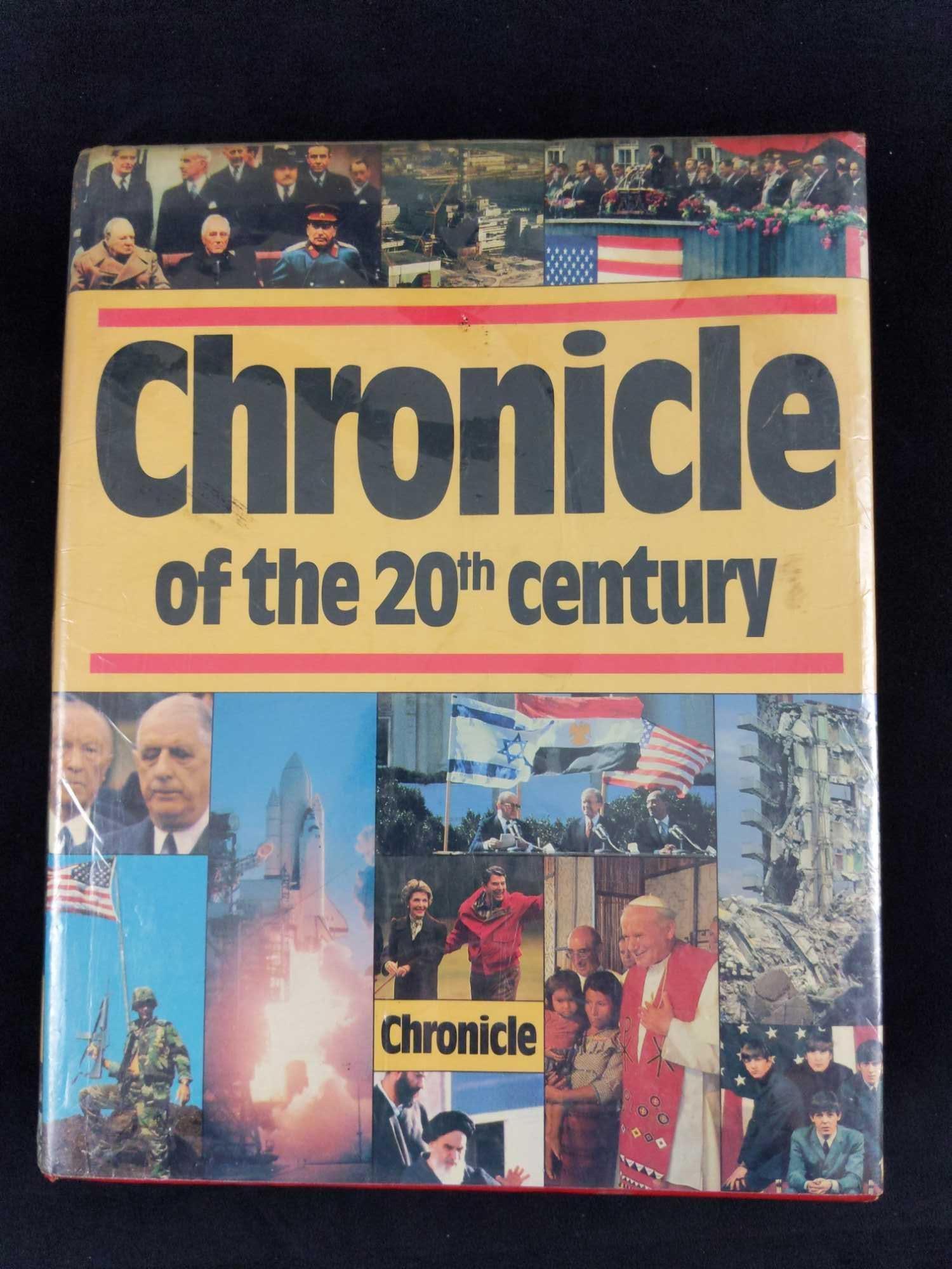 Chronicle of the 20th Century Hardcover: Chronicle of the 20th Century Hardcover by Clifton Daniel. Published by Chronicle Publishing in 1988. This is a VERY big and heavy book and is approx 9 1/2" x 3" x 12". This was also once a library bo