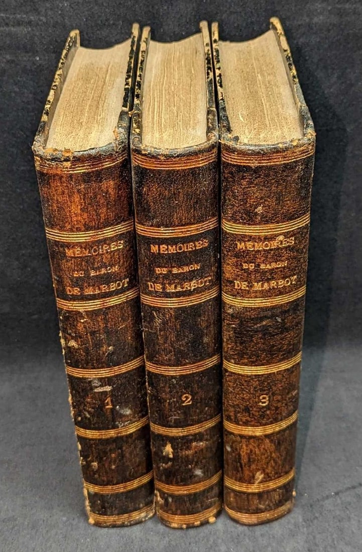 3 Volumes Memoires Du General Bon De Marbot HC: 3 Volumes Memoires Du General Bon De Marbot HC. This was written by Bon de Marbot and was published by Librairie Plon (Paris). No year is given, but this was probably published in the