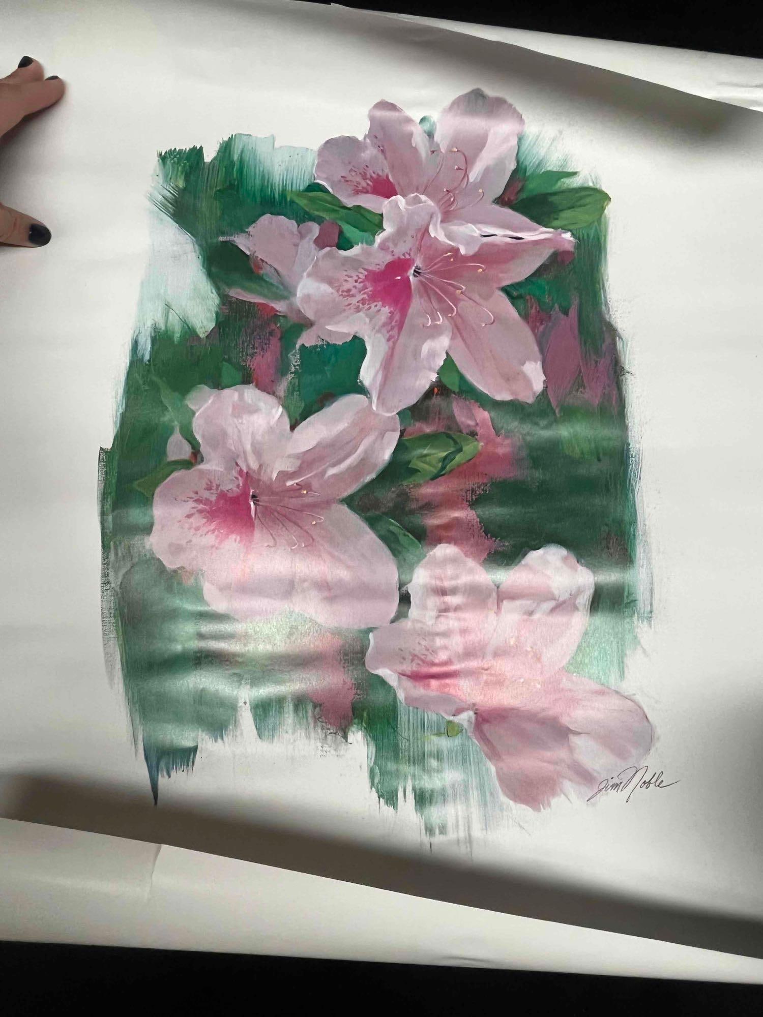 Disney Artist Jim Noble Flowers Poster 1985 Walt Disney Productions (1 of 11)