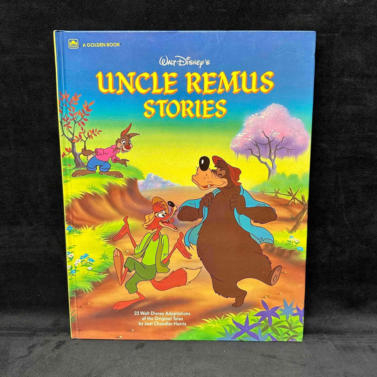 Walt Disney’s Uncle Remus Stories Golden Book Signed and Brer Rabbit Sketch by Animator Bill: Original Uncle Remus Stories Golden Book, featuring 23 Walt Disney adaptations of the classic tales by Joel Chandler Harris. Illustrated by Al Dempster and Bill Justice, this edition is further distin