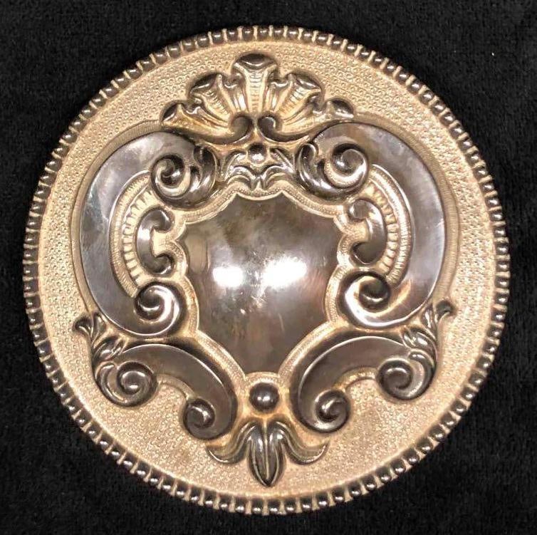 Topazio Silver Plated Lid Missing Trinket Box (1 of 5)
