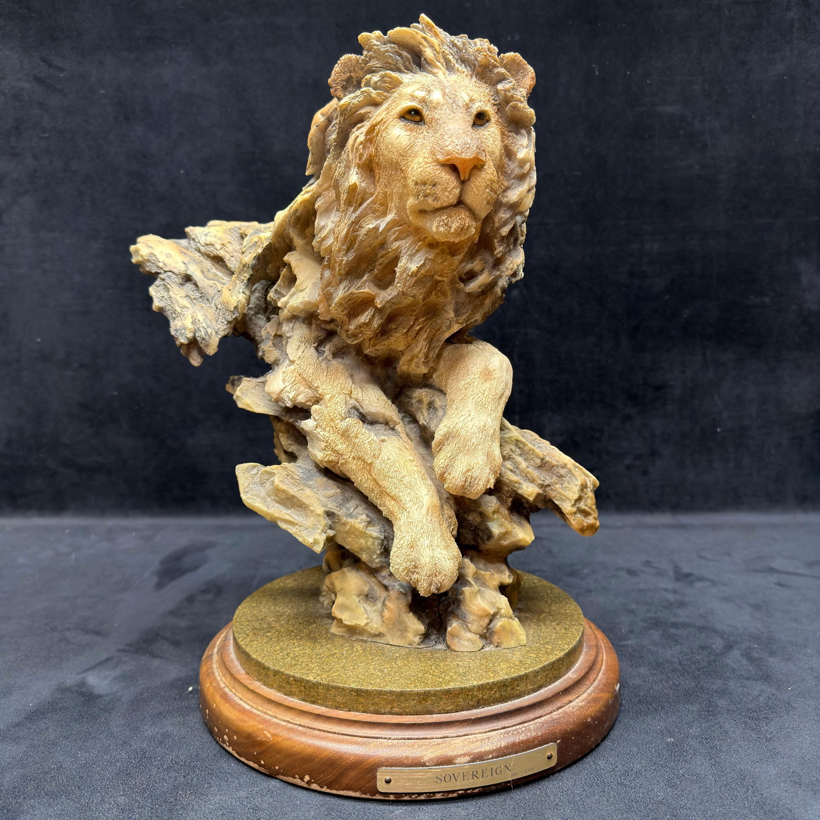 Randy Reading Sovereign Mill Creek Studios Lion Sculpture Signed and Numbered R240 (1 of 5)