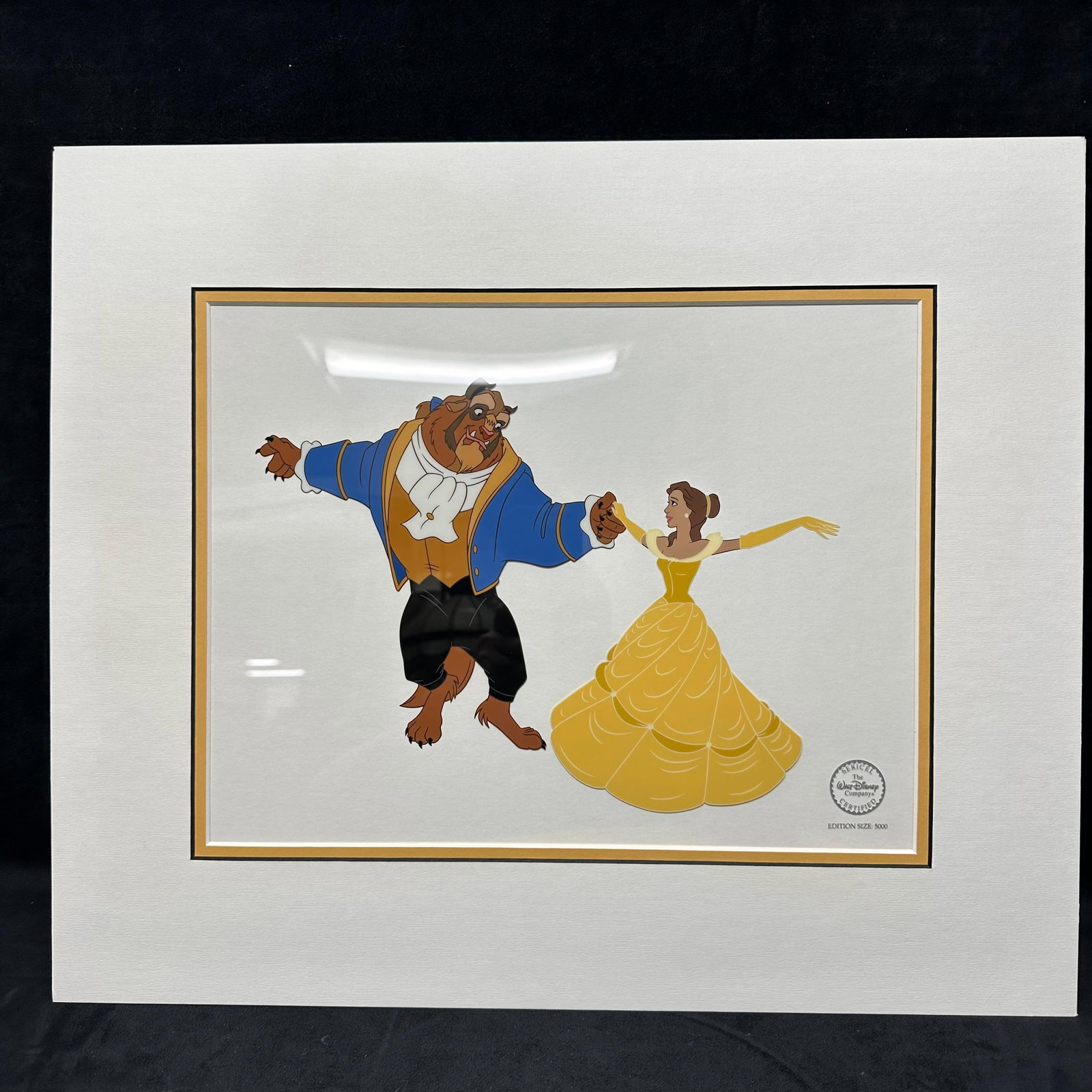 Disney Beauty and the Beast Belle of the Ball Sericel Limited Edition Certified (1 of 14)