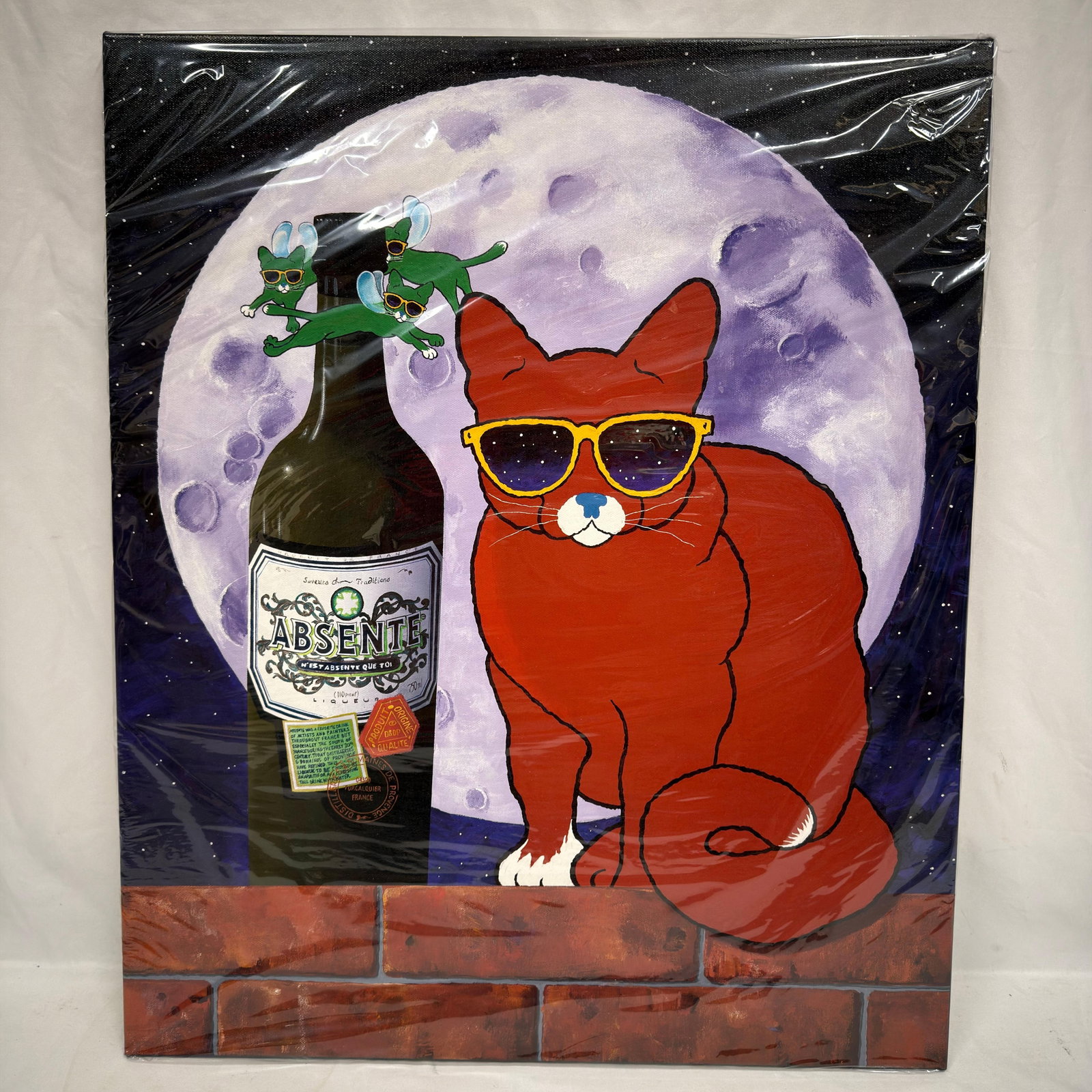 Absinthe Refined Ad Print on Canvas By Jim Tweedy (1 of 3)