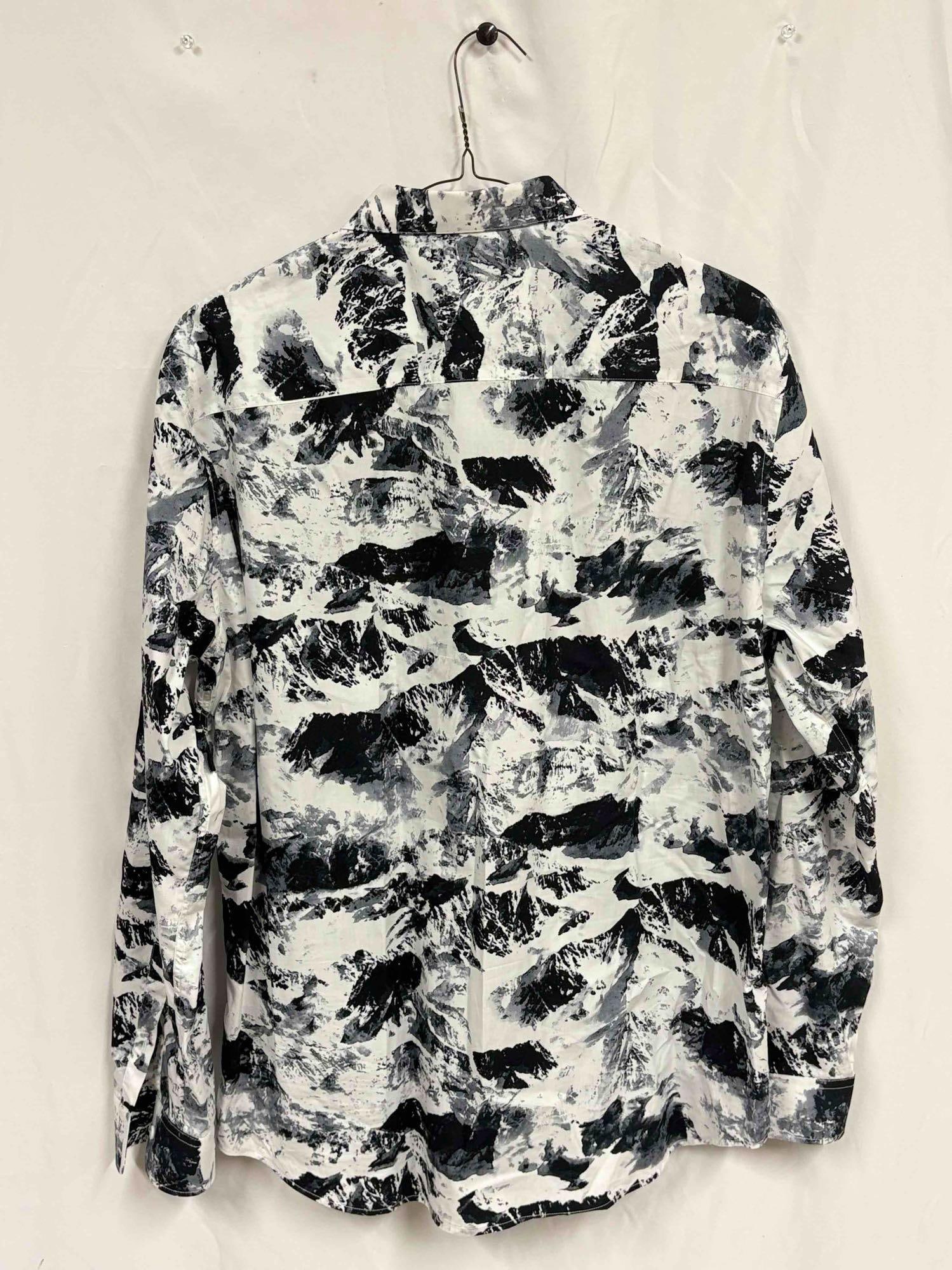 2pc Armani Exchange Mens Graphic Button Downs - 11