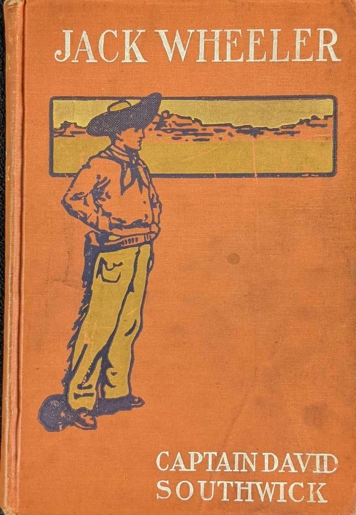 Jack Wheeler : A Western Story Hardcover: Jack Wheeler: A Western Story By Captain David Southwick.Was copyrighted in 1900, by Street & Smith Publishers (New York). The book is approx 5" x 1 1/4" x 7 1/2" and it weighs 1.09lb. The book is in 