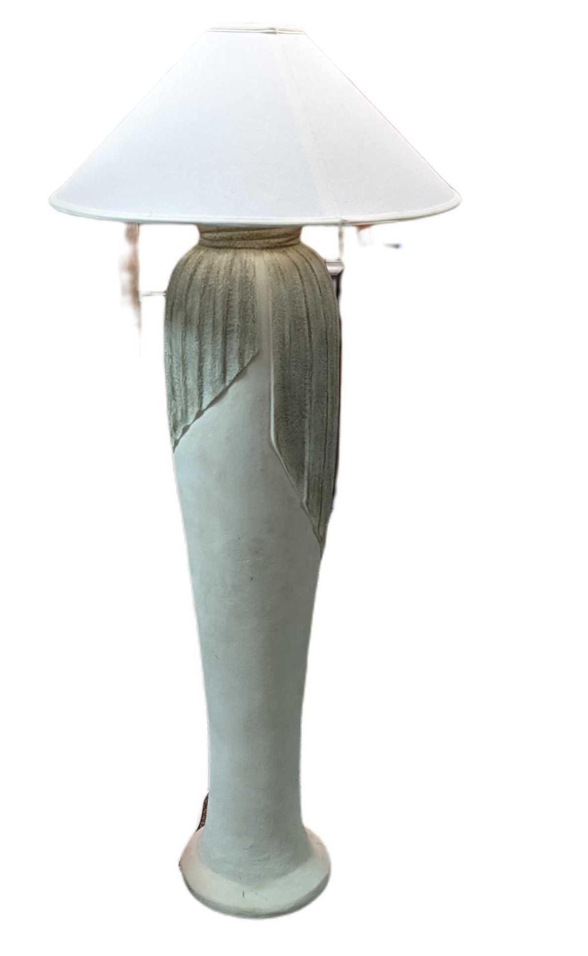 Heavy Plaster Textured Floor Lamp - 3