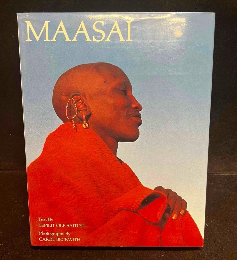 Hardcover Maasai Text By Teplit Ole Saitoti Photography By Carol Beckwith: This lot contains a Hardcover copy of Maasai Text By Teplit Ole Saitoti Photography By Carol Beckwith. The approx. weight and dimensions are listed below. Overall the book is in good pre owned co