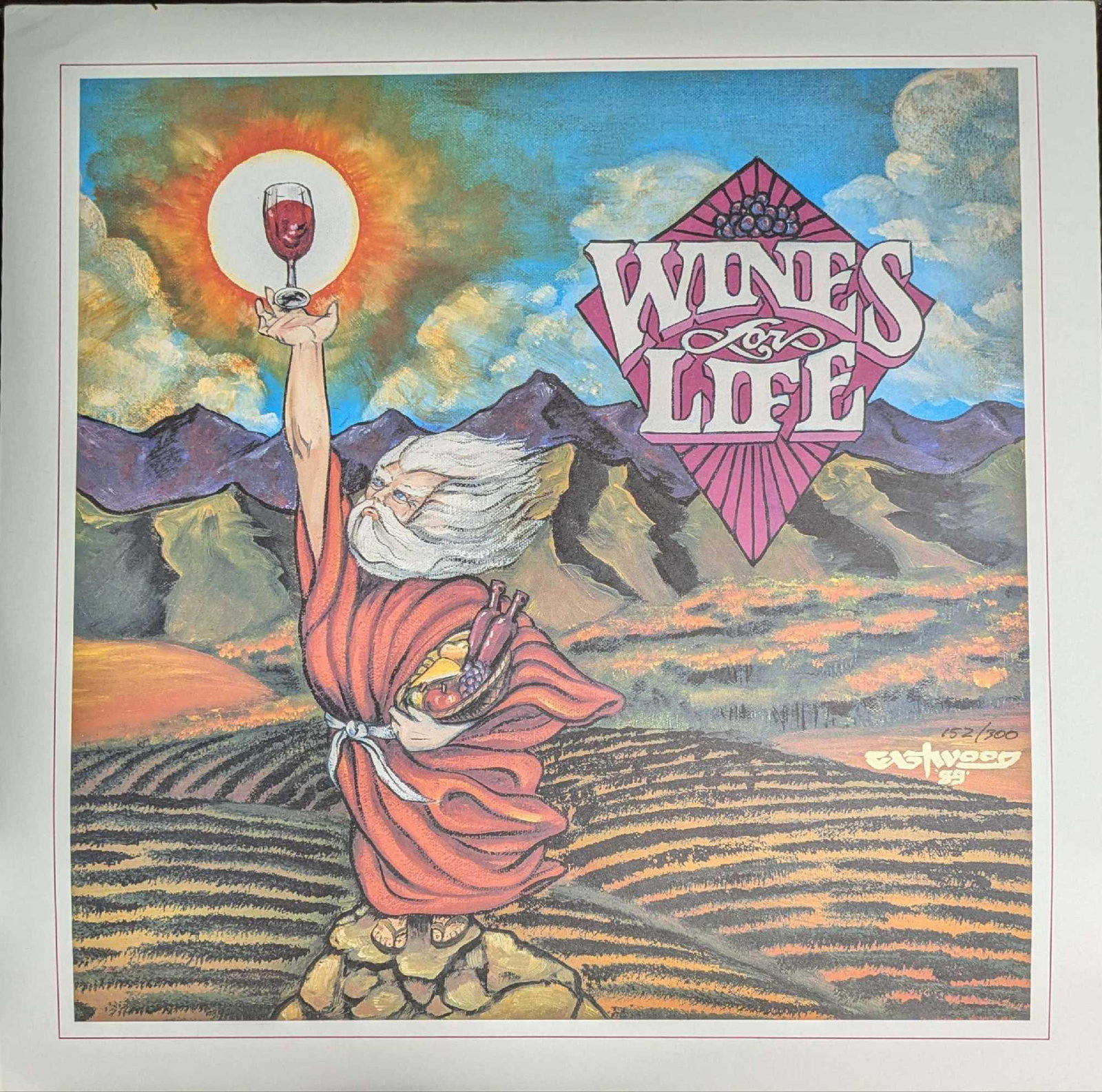 Numbered Wines For Life Eastwood Print (1 of 3)