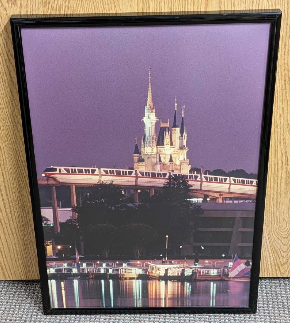 Disney World Cinderella Castle & Disney Monorail Photo Poster (1 of 5)