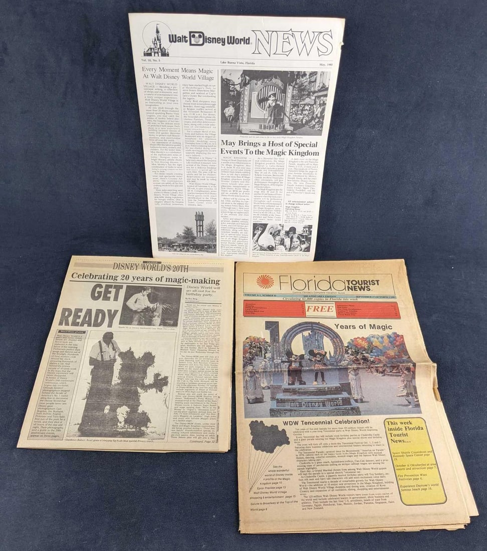 Disney Magic Celebration News Papers and Letters (1 of 4)