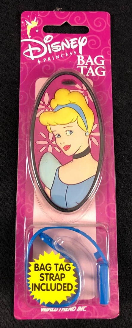 Disney Princess Cinderella Luggage School Bag Tag Strap (1 of 8)
