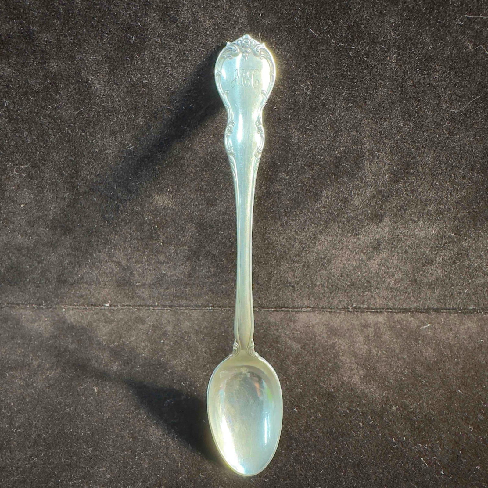 Sterling Silver Spoon Towle French Provincial Silverware Monogram MC (1 of 8)