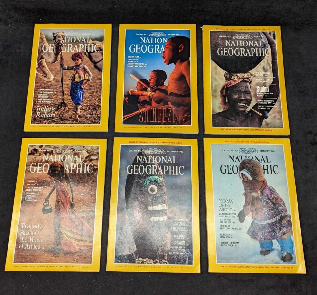 6 1980s 1990s National Geographic Magazines F (1 of 10)