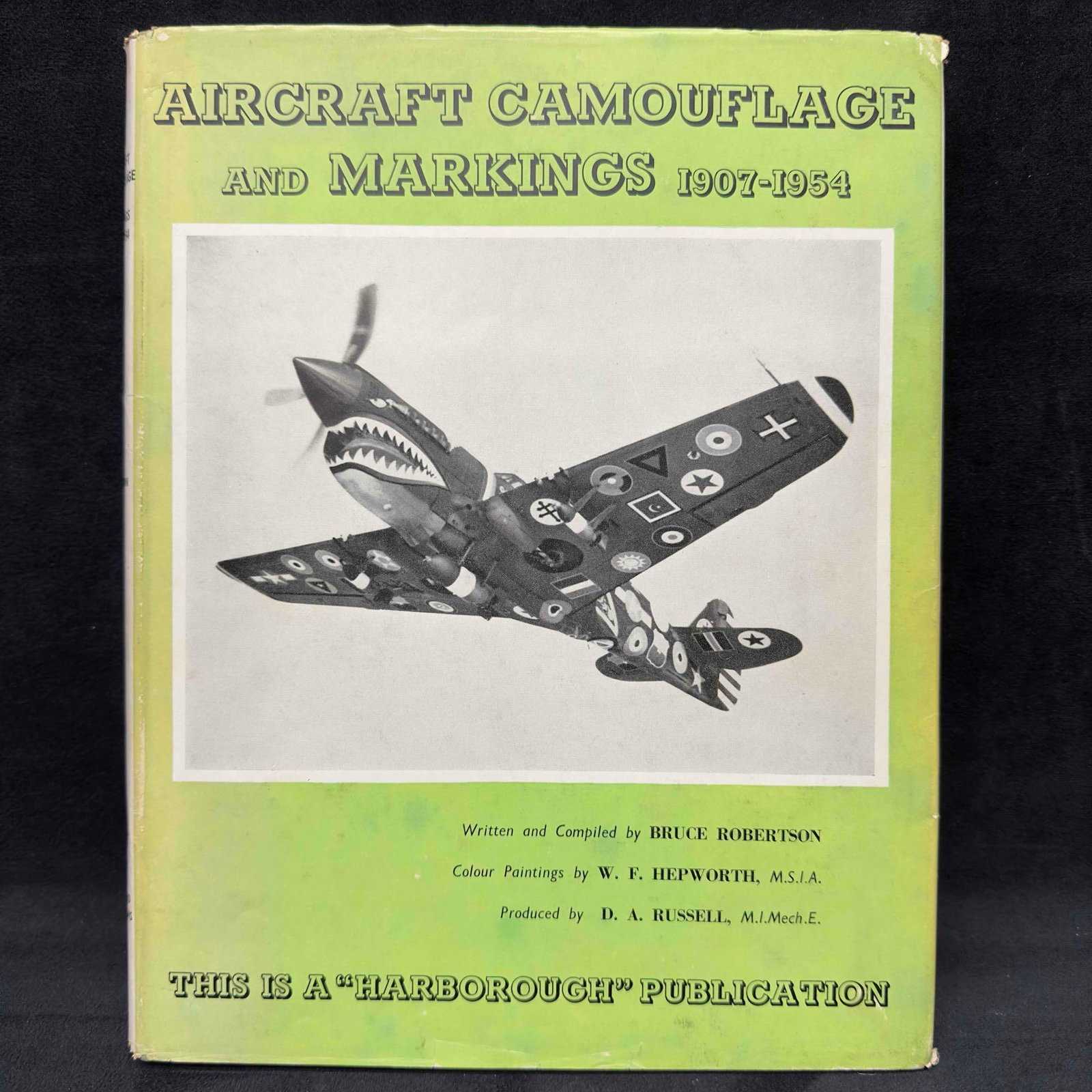Aircraft Camouflage and Markings 1907-1954 Hardcover Book: Aircraft Camouflage and Markings 1907-1954 Hardcover Book. This hardcover book is published in 1956. This item is in good pre-owned, previously displayed condition with light wear, and surface scratch