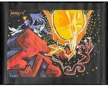 Original Acrylic Paint And Oil Stick On Canvas GO FOR IT by BENJAMIN L.M 2019: This lot contains a Original Acrylic Paint & Oil Stick On Canvas, Go For It by Benjamin L.M. 2019. Benjamin L.M. is from Adelaide, Australia, and is now based in New Jersey, USA. His interest in a