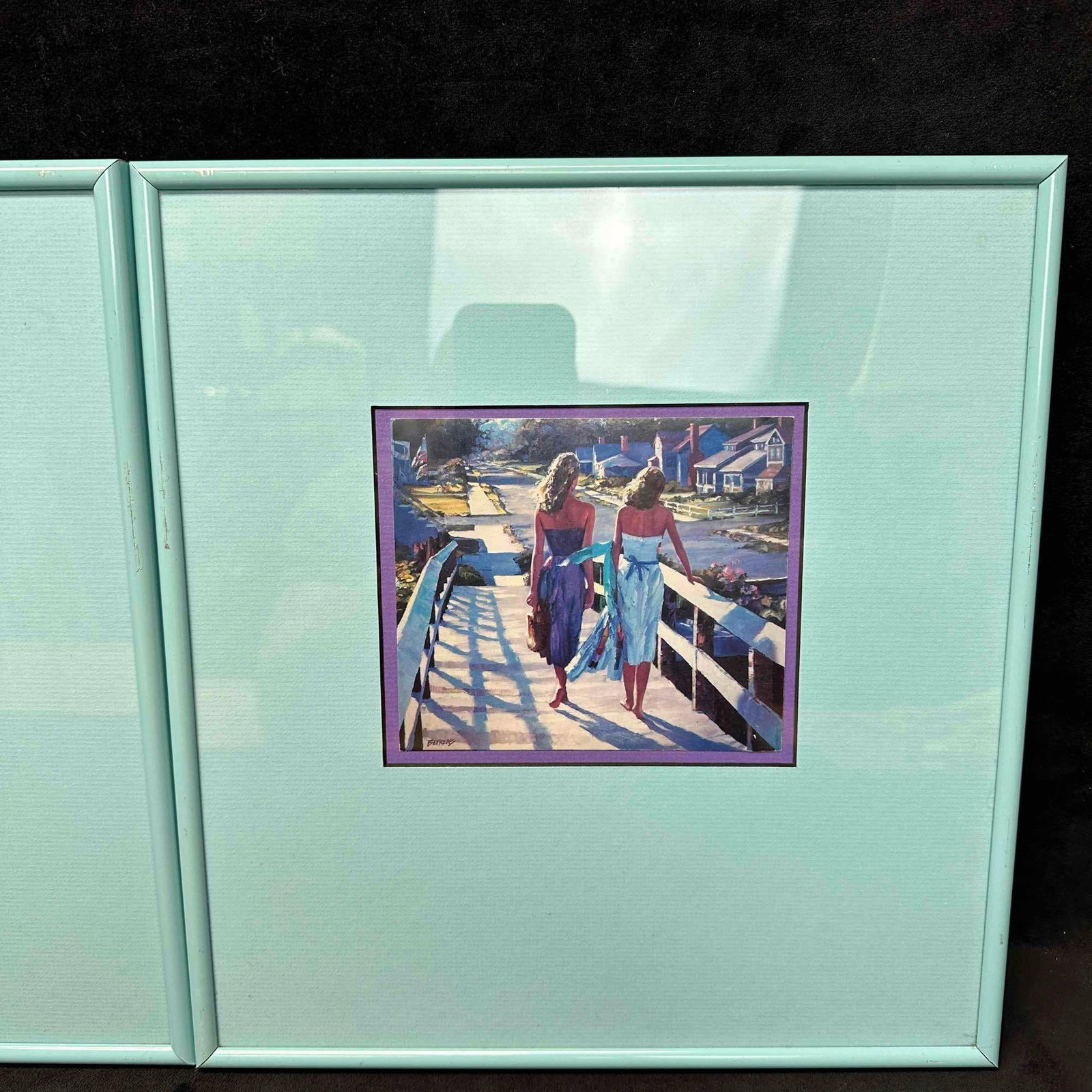 Howard Behrens Offset Lithograph Artwork Set Three Framed Lithographs - 10