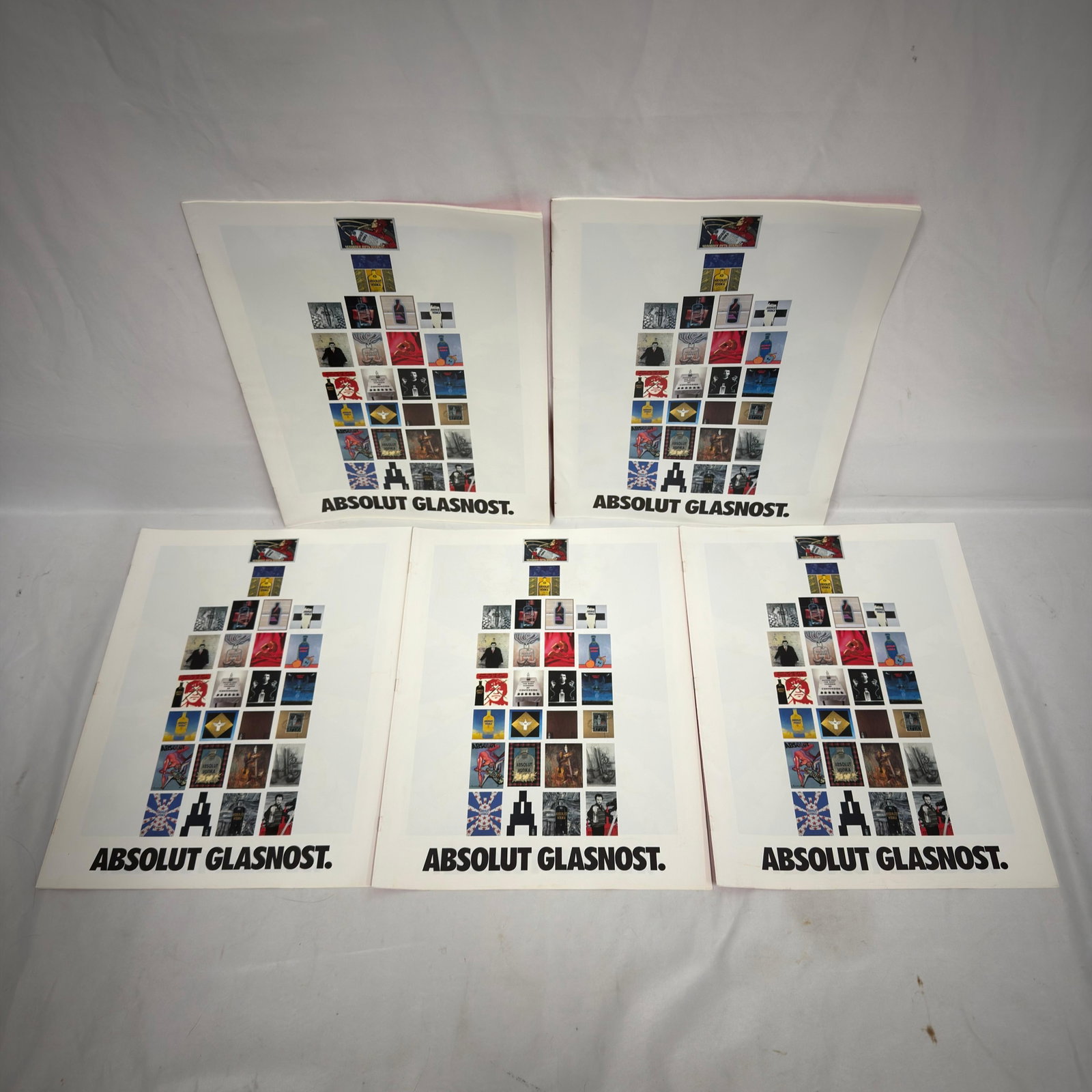 Absolut Glasnost Soviet Artists Advertising Portfolio Five Copies (1 of 7)