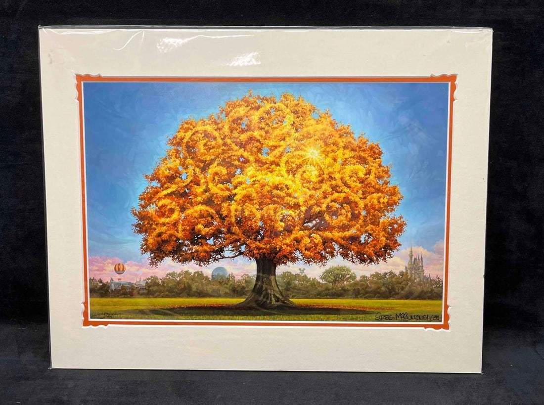 Sealed Dream It, Do It Print By Disney Fine Artist Greg McCullough: This lot contains a Sealed Dream It, Do It Print By Disney Fine Artist Greg McCullough. McCullough's art career began when he was just 15 years old when he started as a caricature artist at S