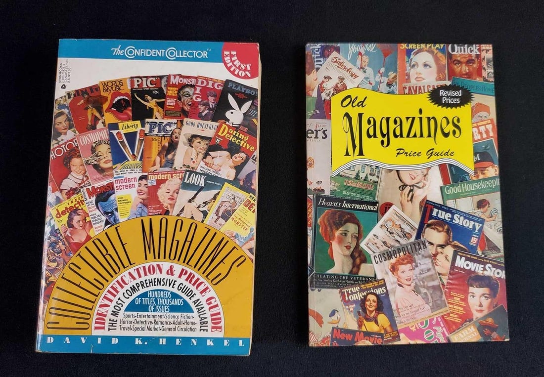 Collectible Magazine Price Guide Lot Of Two: This lot includes: (1) Old Magazines Price Guide (Revised Prices) Published and produced by L W Book Sales in 1996. 2nd Printing. Book is in good condition with no known damage. Is approx 5 1/2" x