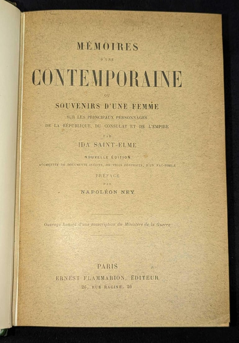 Memoires D'une Contemporaine Ou Souvenirs D'une Femme (1 of 11)