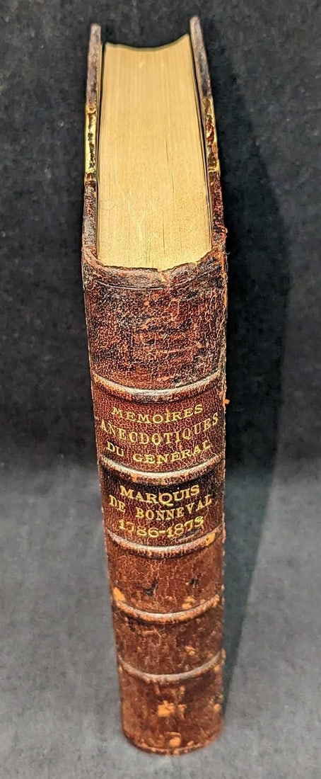 Mémoires Anecdotiques Du Général Marquis De Bonneval B: Mémoires Anecdotiques Du Général Marquis De Bonneval B. This was published by Plon-Nourrit (Paris) in 1900. This hardcover book is approx 5 1/2" x 1 1/2" x 7 3/4" and it weighs 1.6