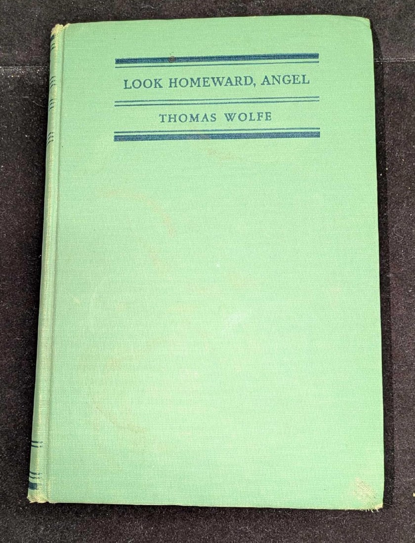 Look Homeward Angel Hardcover Thomas Wolfe 1929: Look Homeward, Angel: A Story Of The Buried Life by Thomas Wolfe. Copyrighted in 1929 by Grosset & Dunlap. The book is approx 6 1/2" x 9 1/2" and it weighs 2lbs. The book is in good, vintage