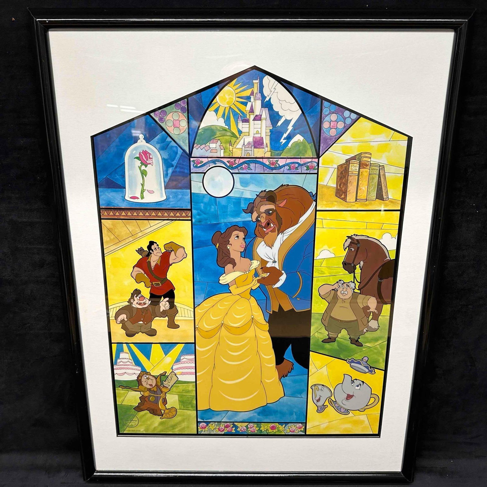 A Tale As Old As Time Disney Beauty and The Beast Stained Glass Window Style Limited 2500 Sericel: Beauty and the Beast "Tale as Old as Time" Limited Edition Sericel (Walt Disney, 1997). "Tale as old as time / Song as old as rhyme" Presented here in grand sentimental fashion is a lo