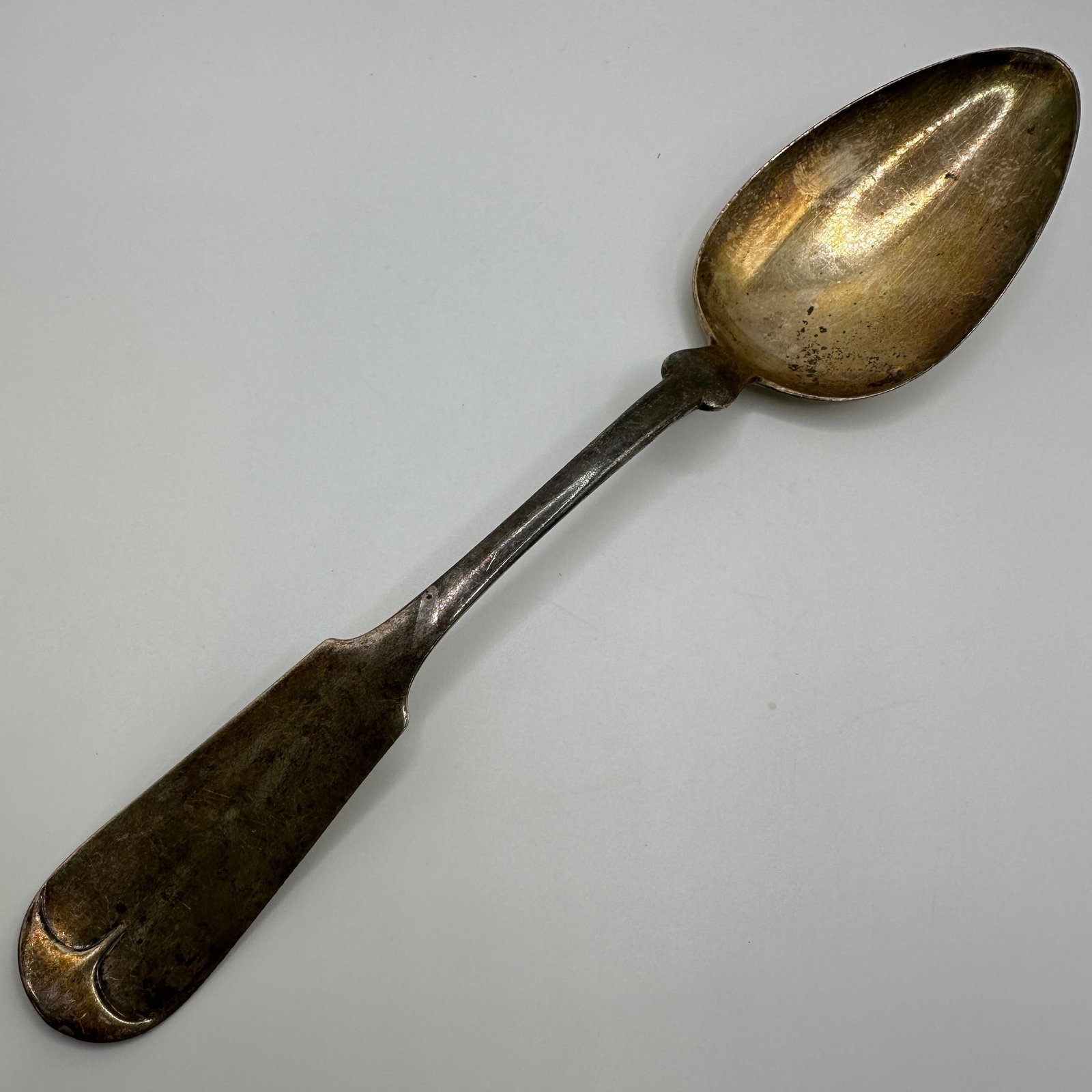 Large Sterling Serving Spoon 8 Inch Length (1 of 7)