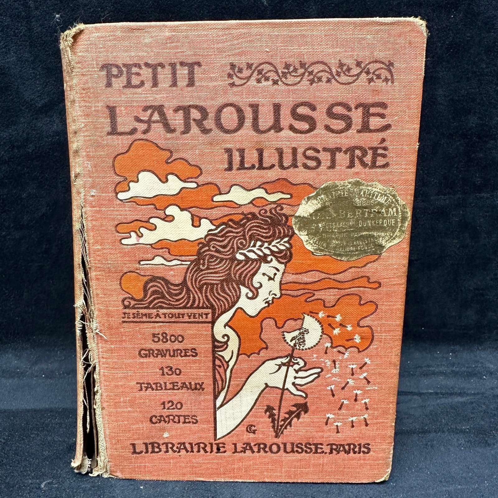 1911 Petit Larousse Illustre French Dictionary Reference Book (1 of 7)