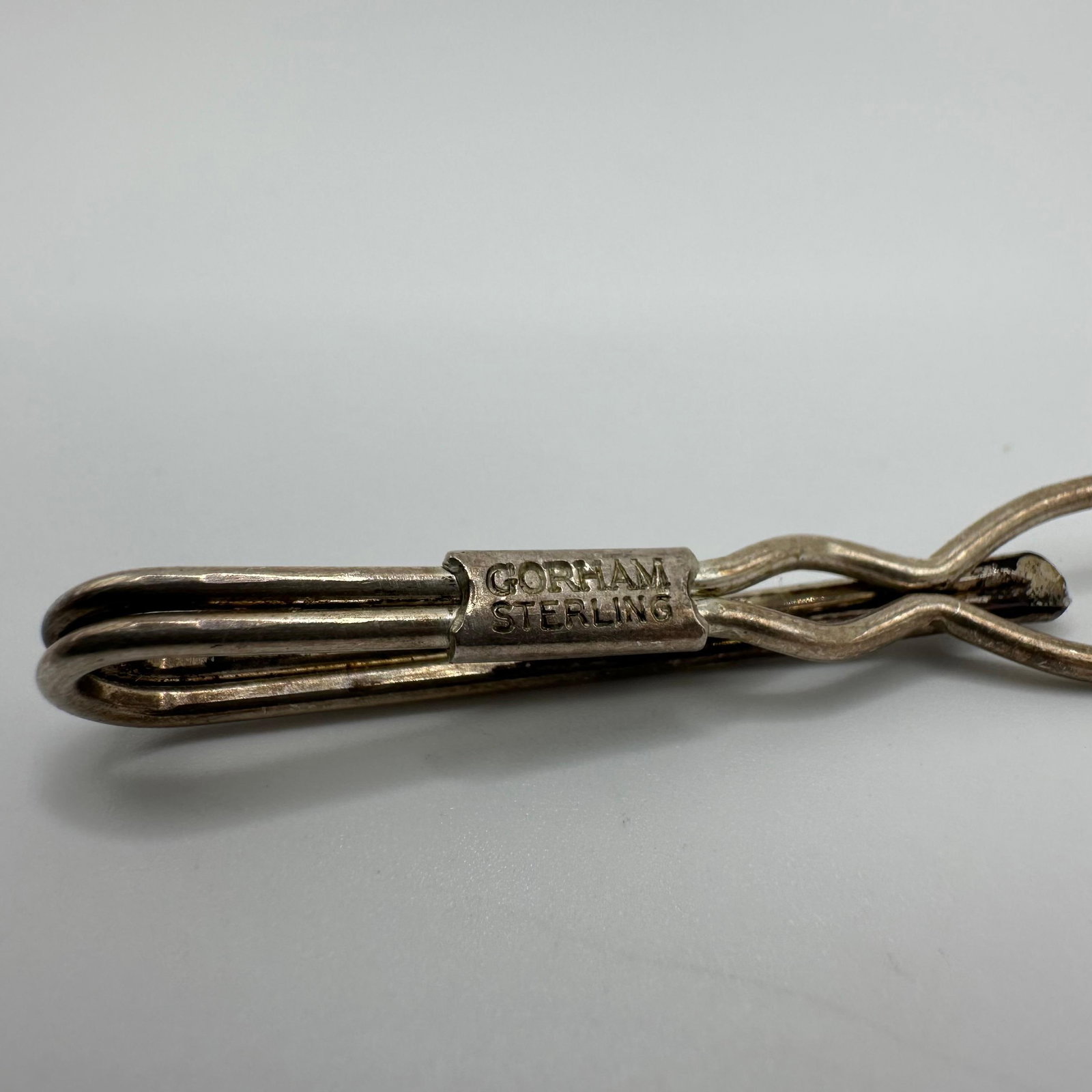 Gorham Sterling Silver Tie Clip Bar - 3