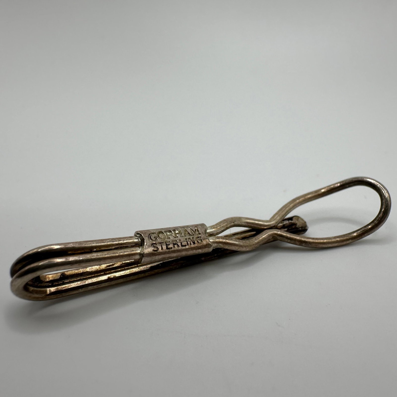 Gorham Sterling Silver Tie Clip Bar - 4