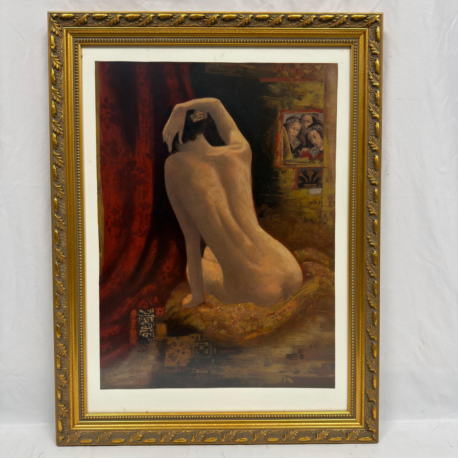 Peter Nixon Grace VII Hand Signed Limited Edition Lithograph Framed (1 of 6)