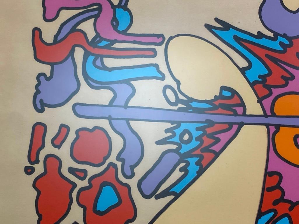 1970 Peter Max Serigraph "Winter Sunshine" Signed - 5