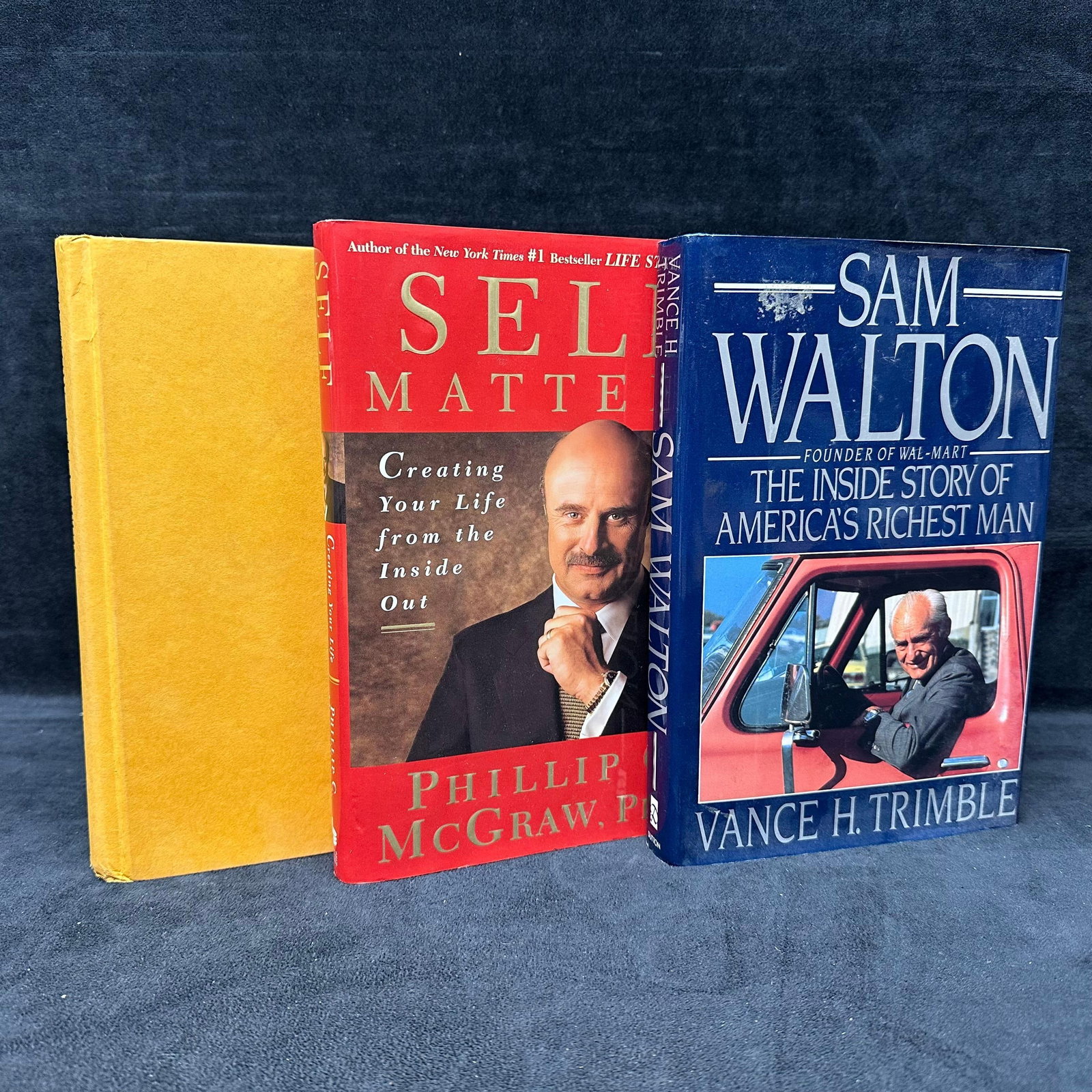 Lot of 3 Hardcover Books Self Matters Sam Walton Live Now Age Later Dr Phil (1 of 4)
