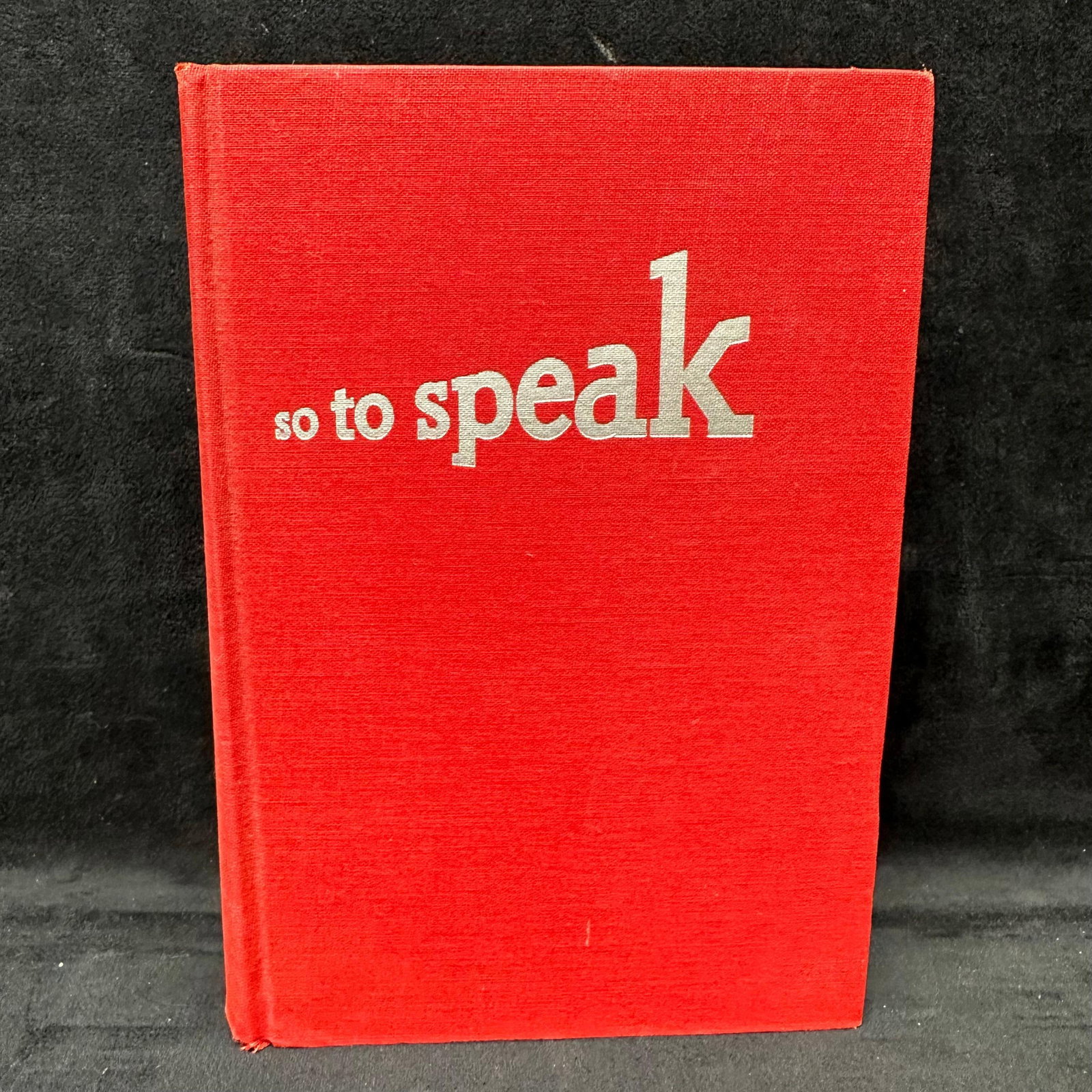 So to Speak by Elisabeth Ferguson von Hesse 1941 Hardcover Book Red (1 of 8)