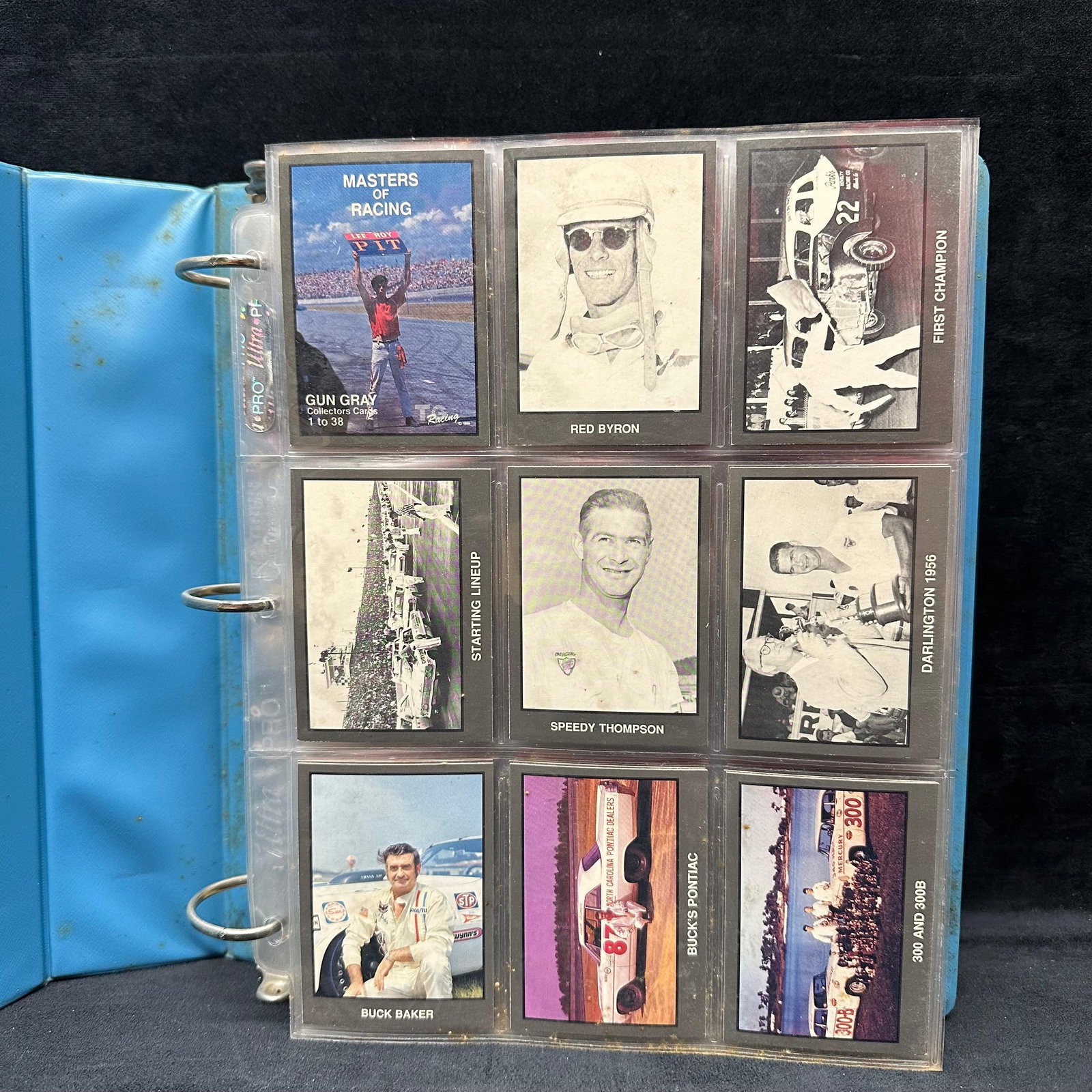 Masters of Racing Trading Card Set 1990s in Collectors Binder (1 of 9)