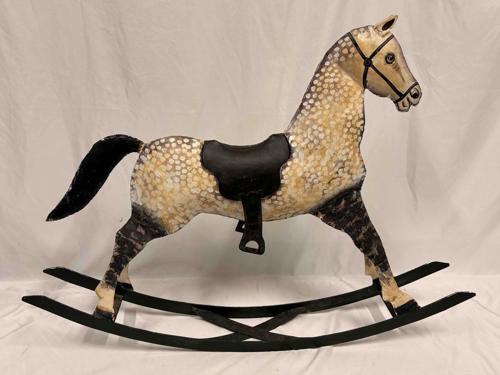 Rustic Outdoor Decorative Metalwork Horse Sculpture (1 of 6)