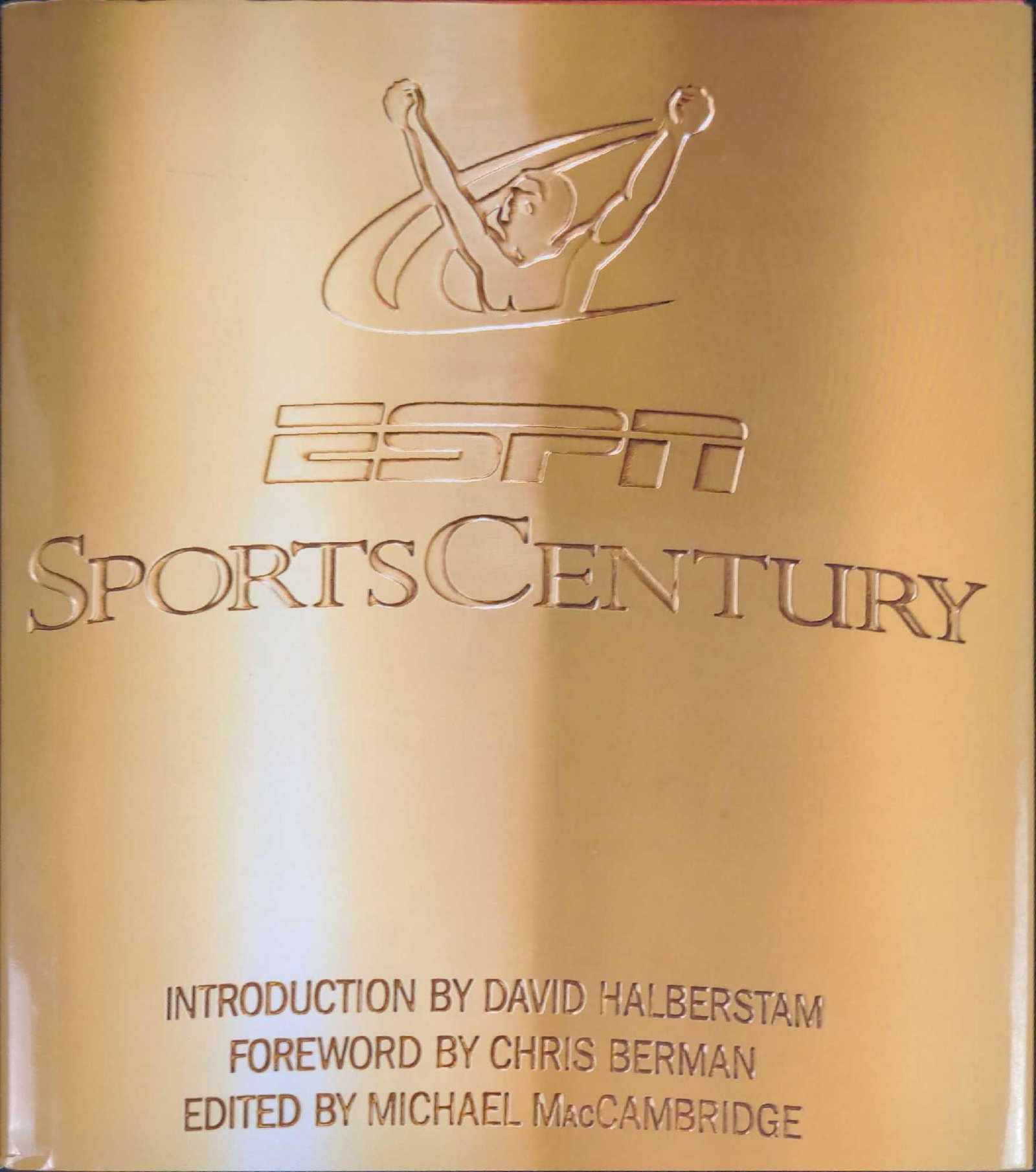 ESPN SportsCentury Michael MacCambridge Hardcover: ESPN SportsCentury by Michael MacCambridge. Was published by Hyperion in 1999. The book is approx 9 1/2" x 1" x 10 3/4" and is in a good, used condition with light shelf-wear on the dust-j