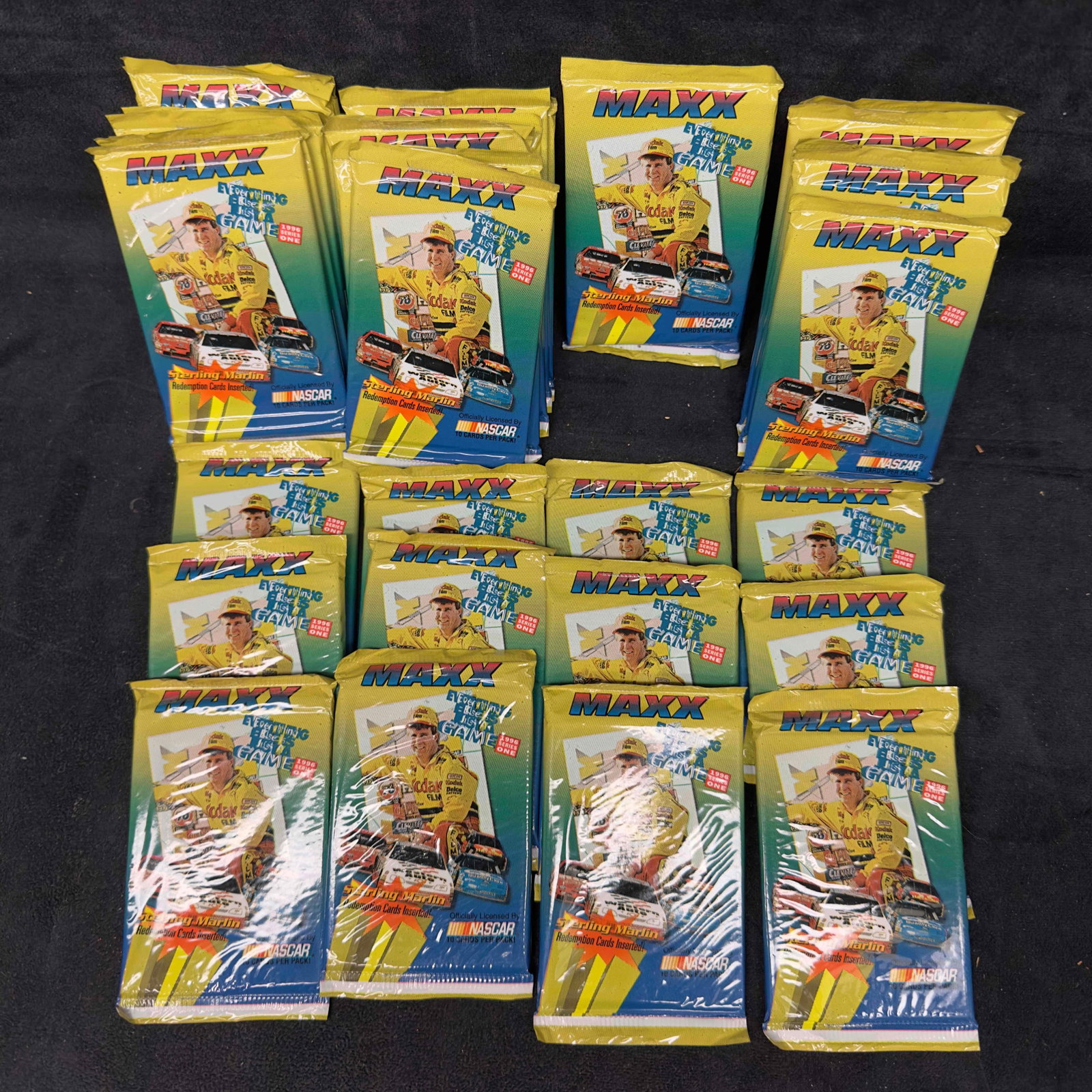 NASCAR Maxx 31 Thirty One 10-Packs Trading Cards 1996 Series One: NASCAR Maxx 31 Thirty One 10-Packs Trading Cards 1996 Series One. Brand New sealed NASCAR trading cards, 31 packs, 10-cards in each pack, and a total of 310 cards. These items are in like new, previou