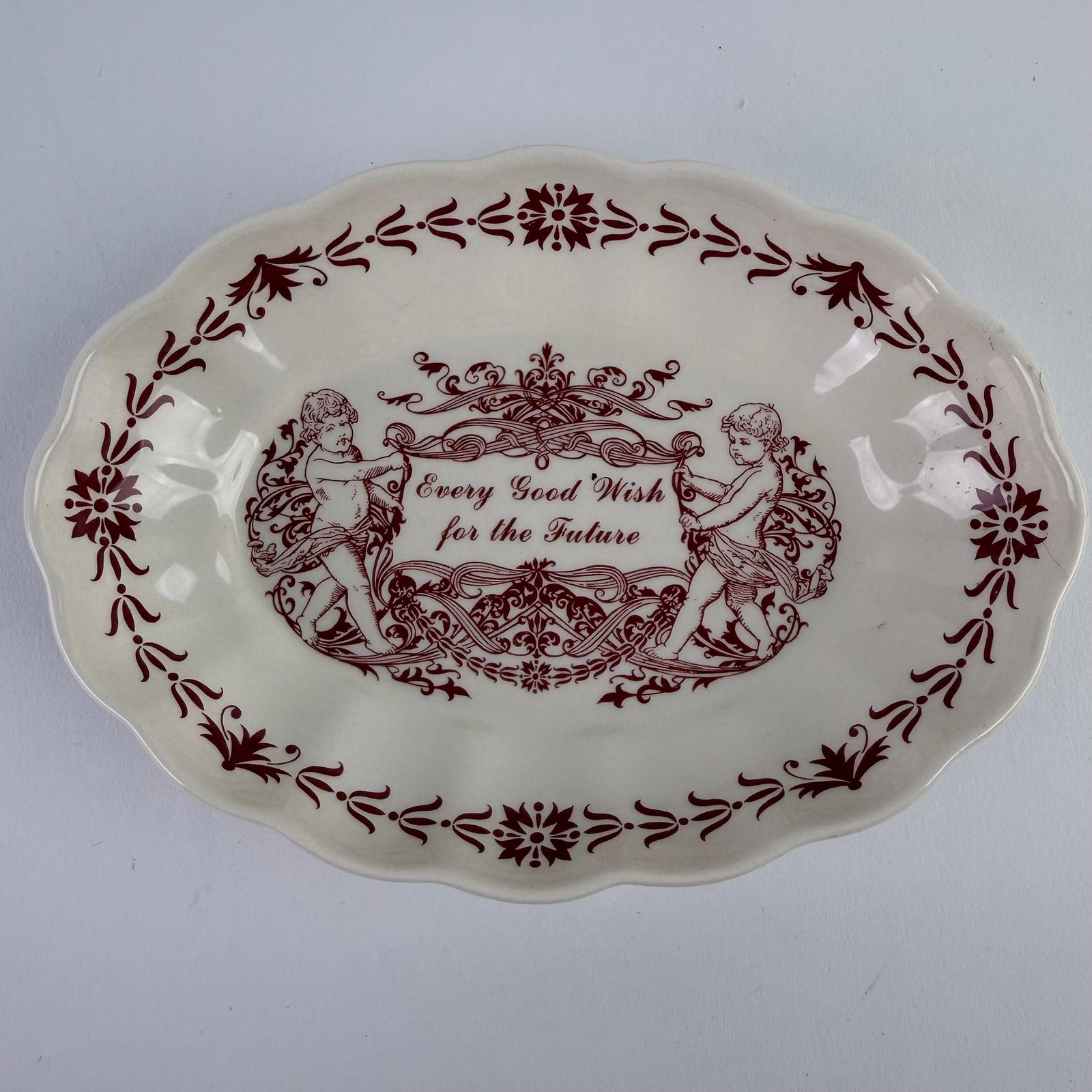 Spode Friendship Angel Trinket Candy Dish Cherub Design (1 of 4)